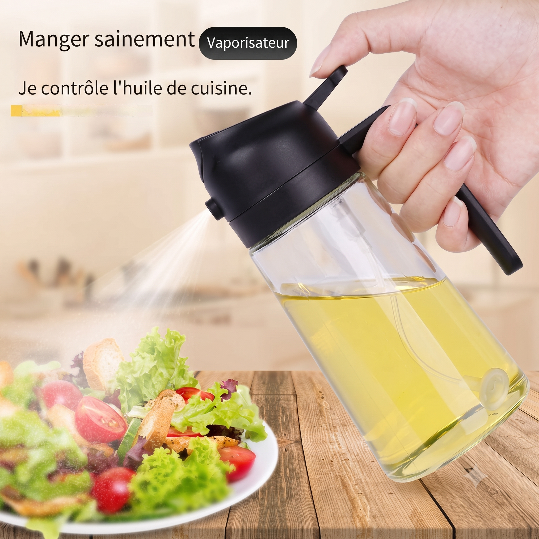 Spray à Huile Premium Cookmetry - 470 ml
